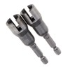 Create idea 2pcs Wing Nut Drill Bit Socket Tool,1/4" Hex