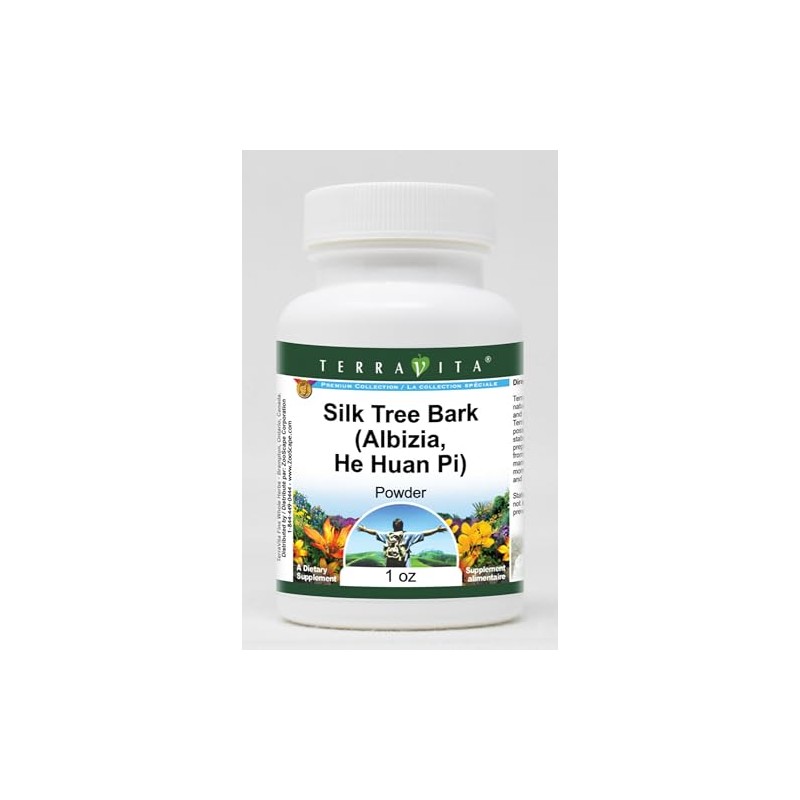 Silk Tree Bark (Albizia, He Huan Pi) Powder (1 oz,