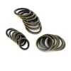 240pcs 6\8\10\12\14\16\18\20\22\24\27\30mm Metal Rubber Sealing Oil Ring Drain Plug Gasket