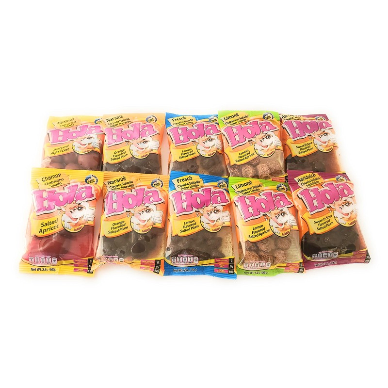 Hola Lobito, Saladulces, Salted Lemon Apricot, 1.2 Ounce