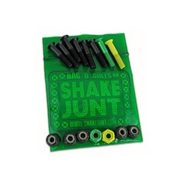 Shake Junt Hardware 1in Phillips Black/Green/Yellow Skateboard New!!