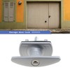 Silver Door Guard Locking Garage Door Lock 50mm Shaft 35mm