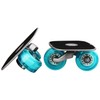 JINCAO Drift Plate Skates, Blue Portable Roller Road Skate, Aluminum