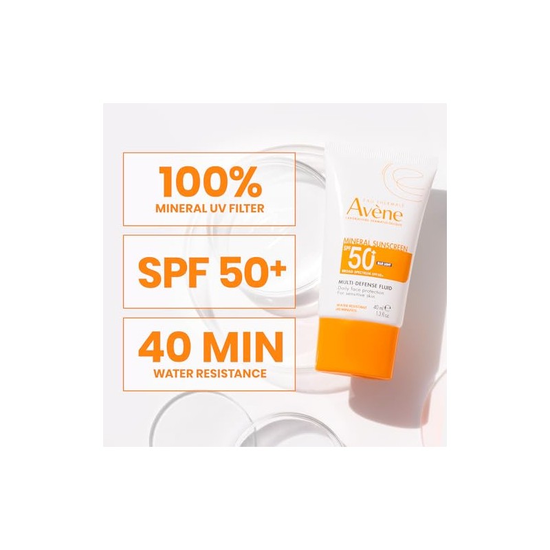 Avène Mineral Sunscreen Multi-Defense Fluid SPF 50+