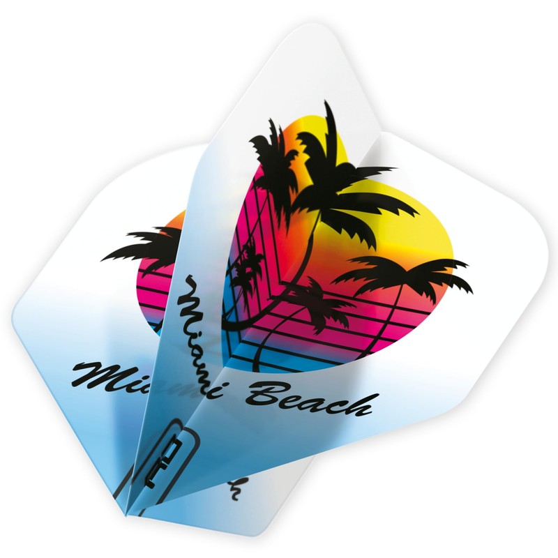RED DRAGON Darts – Miami-Flight-Pack (insgesamt 9 Stück) Extra Dicke