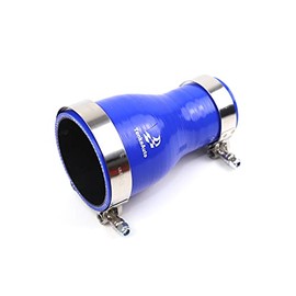 TMKOOL Universal TMKOOL 6" Length High Performance Straight Reducer 2"-3" ID Silicone Hose Coupler With T Bolt Clamp Air Intake/Turbo/Intercooler (Blue, 2"-3")