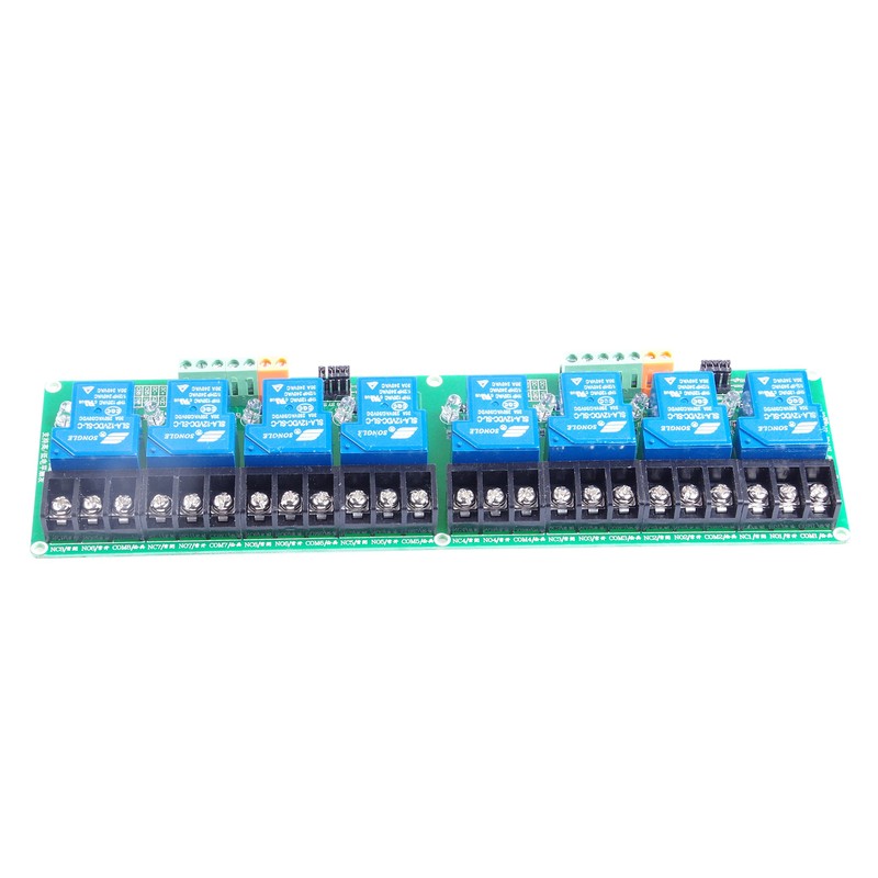 KNACRO DC 12V 30A 8-Channel Relay Module High Or Low