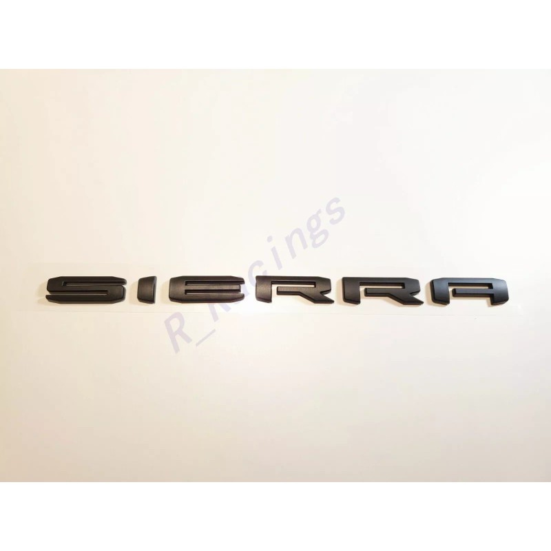 GMC OVERLAY Matte Black DENALI HD DENALI SIERRA Emblem 2020+GMC