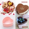 Mini molde para tartas de corazón, molde de silicona de