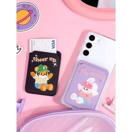 Design Skin (신세계김해점)(유니버셜) 자수 포켓(레트로)-블랙/호군 ITM25634 (Shinsegae Gimhae Store) (Universal) Embroidered Pocket (Retro) - Black / Hough ITM25634