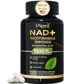 Suplemento NAD 1500mg - NAD+ Liposomal Nicotinamida Ribósido con Resveratrol, NAD Plus Potenciador - Apoyo para la Salud Celular, Resistencia y Enveje