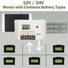 Solar Charge Controller Charging Parameters Adjustable MOS Circuit PWM Solar