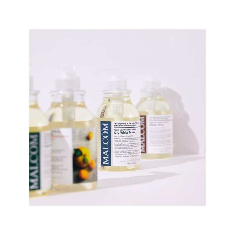 Malcolm Mildly Acidic Allergy Free Body Wash (Dry White Musk)
