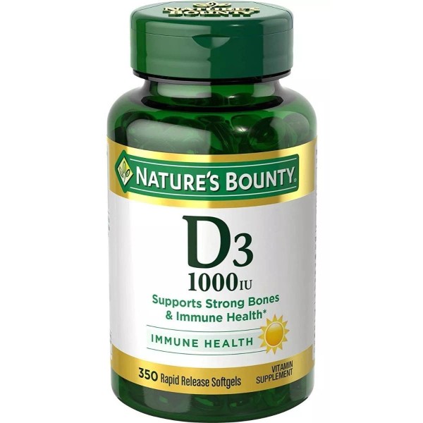 Nature's Bounty Vitamina D3 Nature's Bounty 1000 Iu 350caps