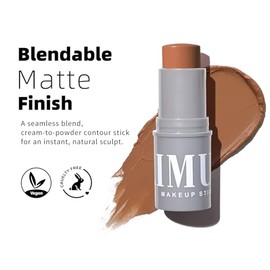 KIMUSE Cream Contour Stick Duo – Barra moldeadora 2 en 1, altamente pigmentada, fórmula impermeable de larga duración, ligera y mezclable, palitos de 
