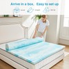 Mattress Topper, King Size Cooling Memory Foam Bed Toppers, 2