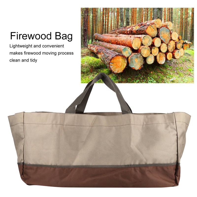 Firewood Carrying Bag Log Charcoal Tote Transport Carrier Large Capacity