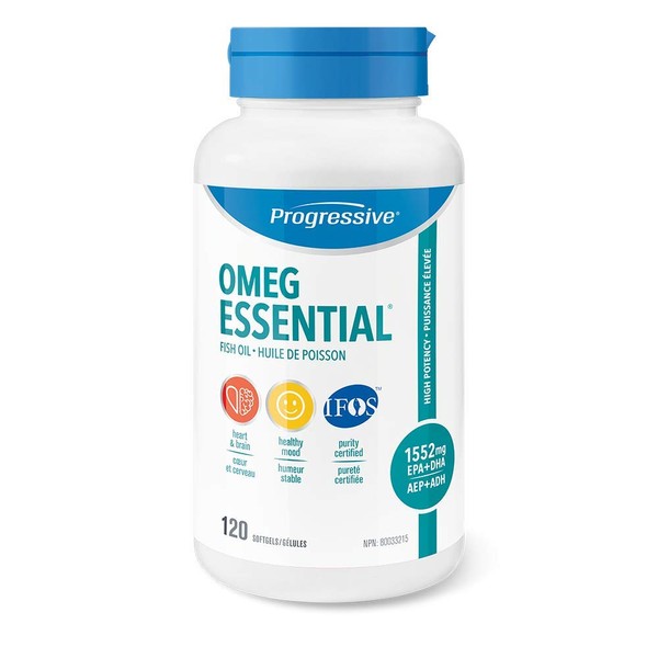 PROGRESSIVE Omegessential 120 Count, 120 CT