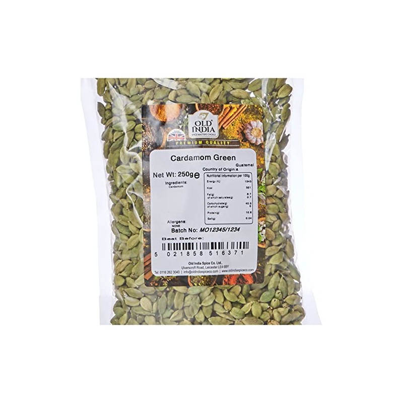 Old India Cardamom Green 250 g