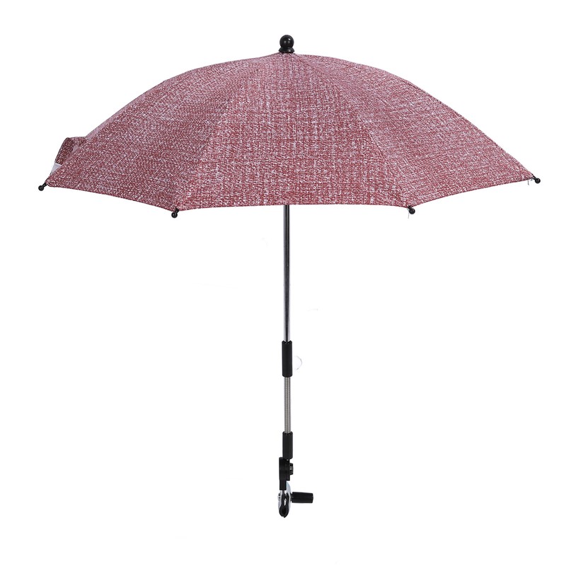 Baby Stroller Umbrella with 360 Degree Adjustable Clamp UV Protection