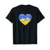 Support peace with Israeli flag and Ukrainian flag T-Shirt