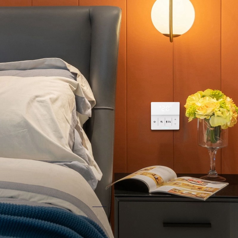 WIFI Thermostat Digital Display Smart Touch Screen Phone APP Voice