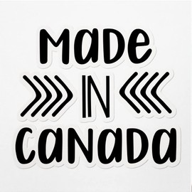 Decal Stickers of Made in Canada Premium Indoor (No Waterproof) Vinyl Decal Stickers for Laptop Phone Accessory Helmet Car Window Mug Tuber Cup Door Wall Decoration ANDVER3c8789bBL
