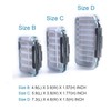 Maxcatch Waterproof Fly Box Double Clear Lid Fly Fishing Box