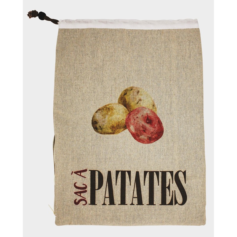 Danesco Manufacturing 6123356LN Potato Storage Bag, Cream, Size: 8 Ã—