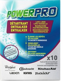 Wpro DDU100 POWERPRO Entkalker Päckchen für Waschmaschinen und Geschirrspüler