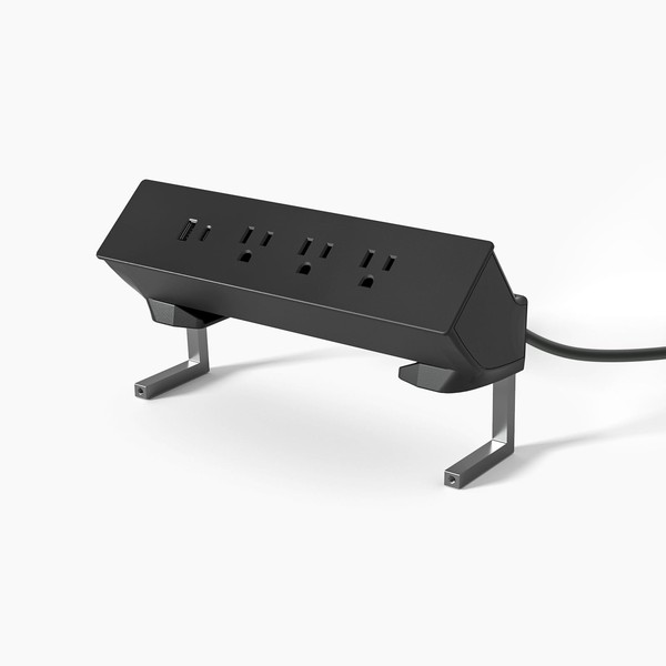 FEZIBO Power Strip Surge Protector，Surge Protector Power Bar，3 Outlets 2