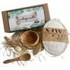 Mask Kit - Bamboo Spoon Spatula Bowl Brush Washcloth Loofah