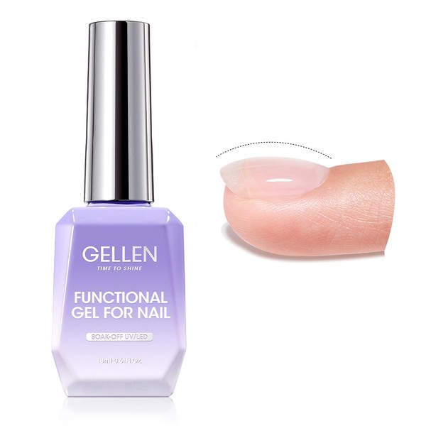 GELLEN Builder Gel for Nails, 18ml Clear Nail Extension Hard
