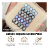 Esmalte Semipermanente Gel Efecto Ojo Gato 12 Ml+ Iman, 5pcs