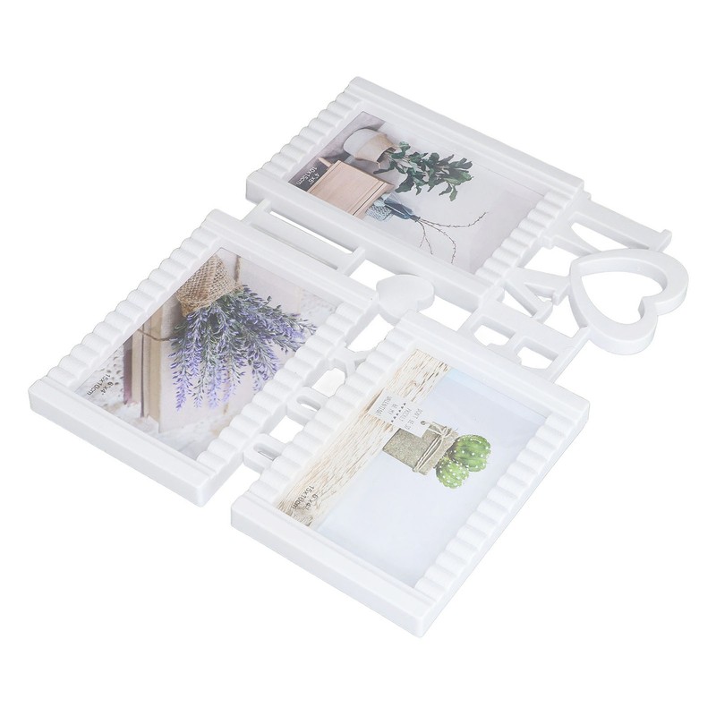 Modern Picture Frame 3 Hole Photo Frame Tabletop Decorative Photo