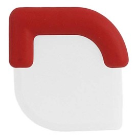 Handy Housewares Durable 3" Nylon Plastic Pan Scraper Tool with Anti-Slip Handle - Random Color (1-pack)