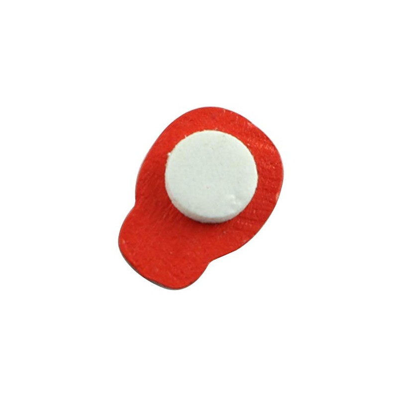 Tegg Wooden Ladybug Sticker 100PCS 3D Tiny Red Ladybird Flatback