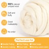 Natural Wool Roving - 8.8 oz Fibre Wool Yarn Roving