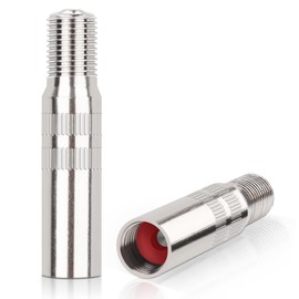 Yeepeo Set of 2 Valve Extension Car Valve, 39 mm Valve Extensions Adapter Copper Car Valve Extension Straight, Car Valve Extension Adapter for Scooter, Car, Car