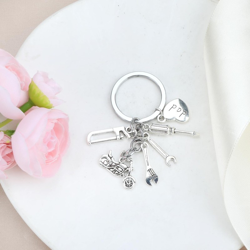 SHTALHST Dad Keychain,Tool Keychain for Dad,Father Day Birthday Thanksgiving Christmas