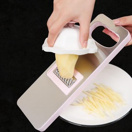 MAGICLULU Vegetable Cheese Grating Guard Slicing Vegetable Holder Grater Finger Protector Grater Food Holder Finger Guard for Cutting Vegetable Slicer Holder Slicer Hand Protector