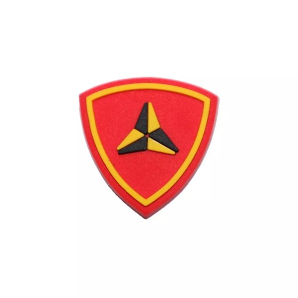 3rd Marine Division Shoe Charm