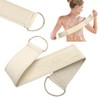 Pinkiou Loofah Bath Strap Exfoliating Organic Massaging Back Scrubber Shower
