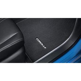 TOYOTA Genuine Corolla Hatchback Floor Mat Set PT956-12191-02. Black Carpet 4 Piece Set. 2019 Corolla Hatchback.