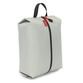 EumacrocosmShoe Bags for Travel, LargeCapacity Zipper Pouch Bags,Multi-Functional Dust-Proof and Waterpro, Shoe Bags forStorage, Travel Essentials for Men & WomenBook organizer (Gray, 1 small 1 large)