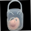 SAFIGLE 21pcs Portable Pacifier Holder Girl Container for Accessories for