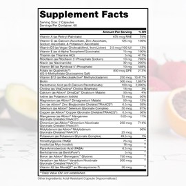 Pure Therapro Rx Methylated Multivitamin for Men and Women | Made in USA | Methyl Multi Without Iron Methyl B12 & Methylfolate | 120 Capsules, 2-Month Supply