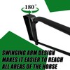 Swinging arm Horse Wash Attachment - Wall-mounted Spray Boom Preventing