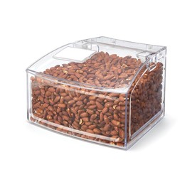 SA130 Clear 1.5 Gal. (5.5L) Wide Scoop Bin with Scoop