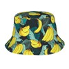 Banana Bucket Hat Summer Beach Fisherman Cap Packable Sun Hats